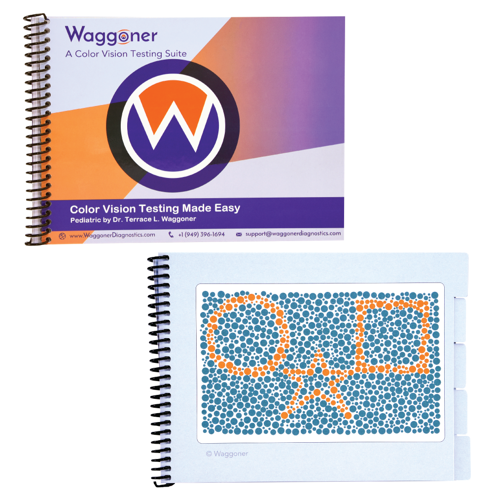 Color Vision Testing Made Easy test book and demonstration cards