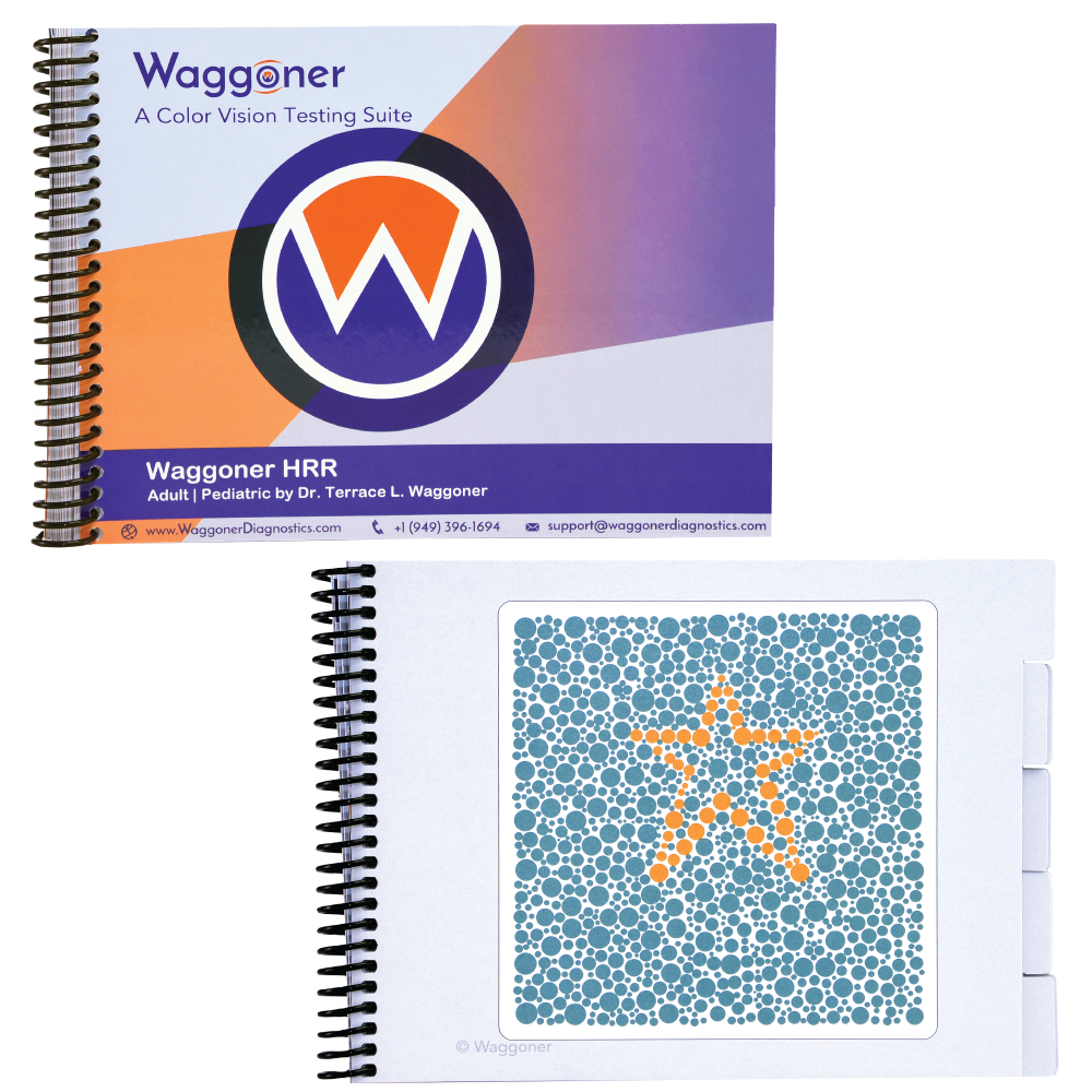Waggoner HRR Color Vision Test book and demonstration plates