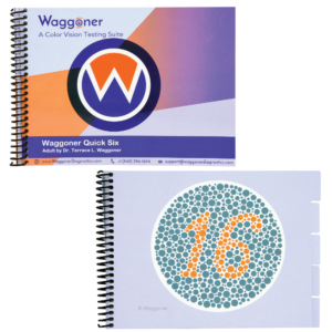 Quick Six Color Vision Test book and demonstration plates